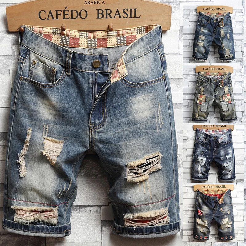 Levis Jeans 501 - Sommer Kleidung Neue Männer Vintage Zerrissene