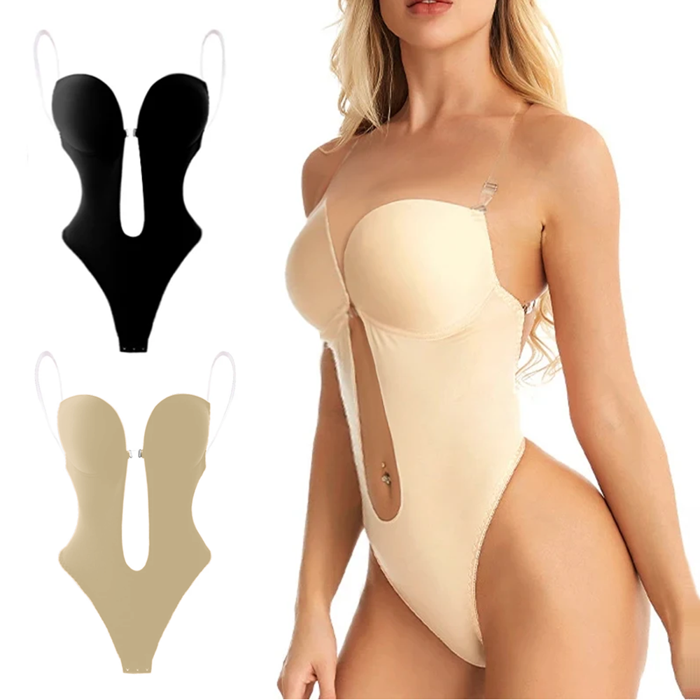 Shapewear Bodysuit Firm - Frauen Body Shaper Bh Rückenfreie Bodys
