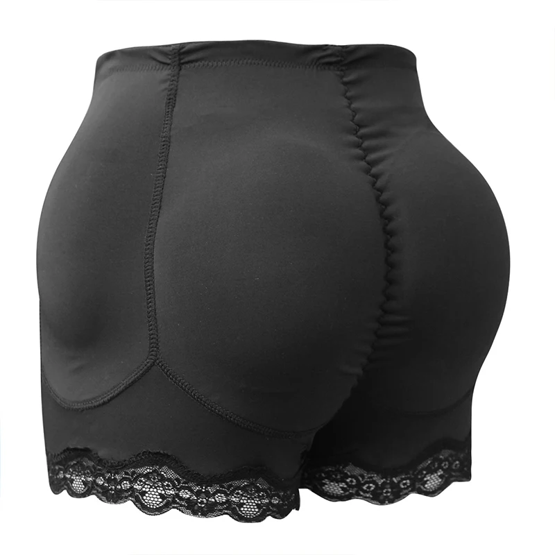 Shapewear Bodysuit Firm - Damen Gepolsterte Shapewear: Hüftverstärkende Kurze Formhose,