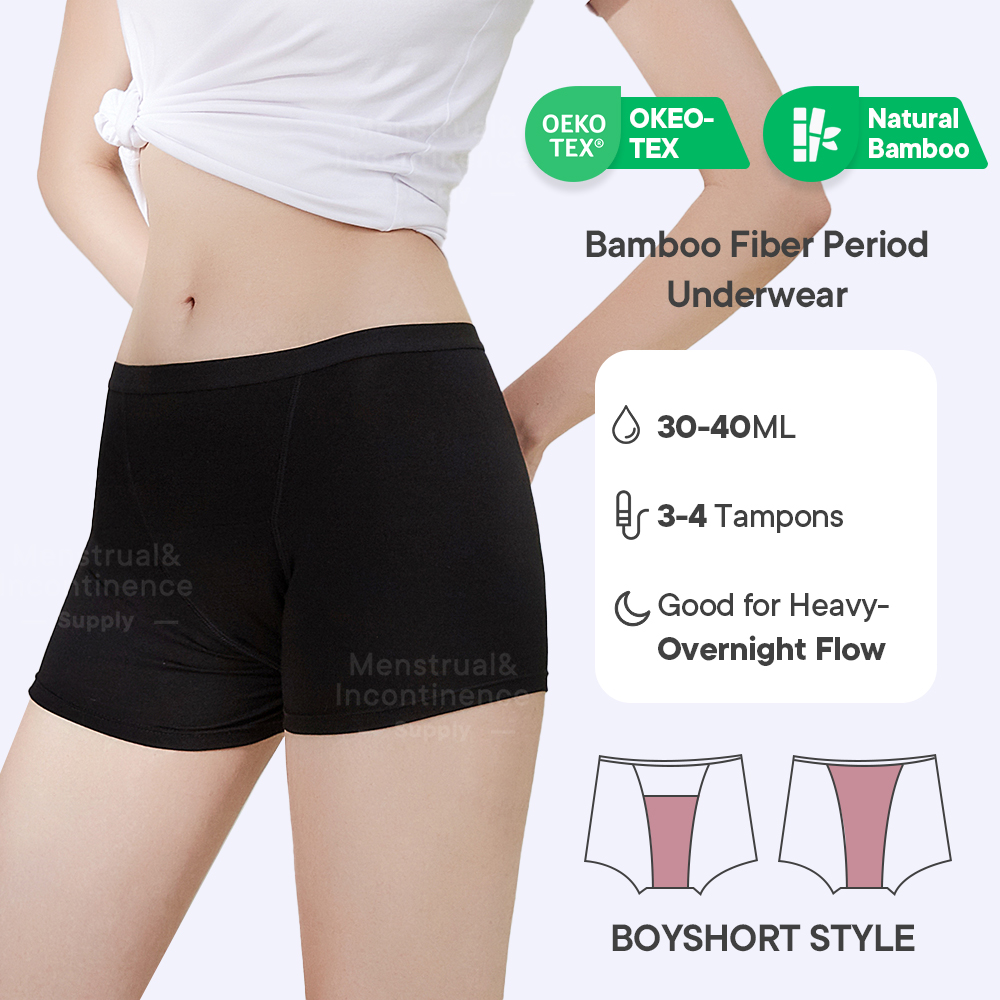 Periodenunterwäsche aus Bambus – Boyshort Underwear Bewertung und Preis
